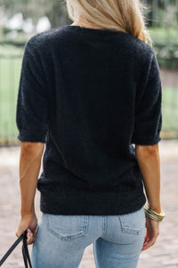 Simply Sophisticated Black Sweater