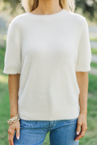 Simply Sophisticated Cream Sweater