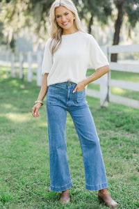 Simply Sophisticated Cream Sweater