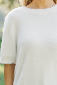 Simply Sophisticated Cream Sweater