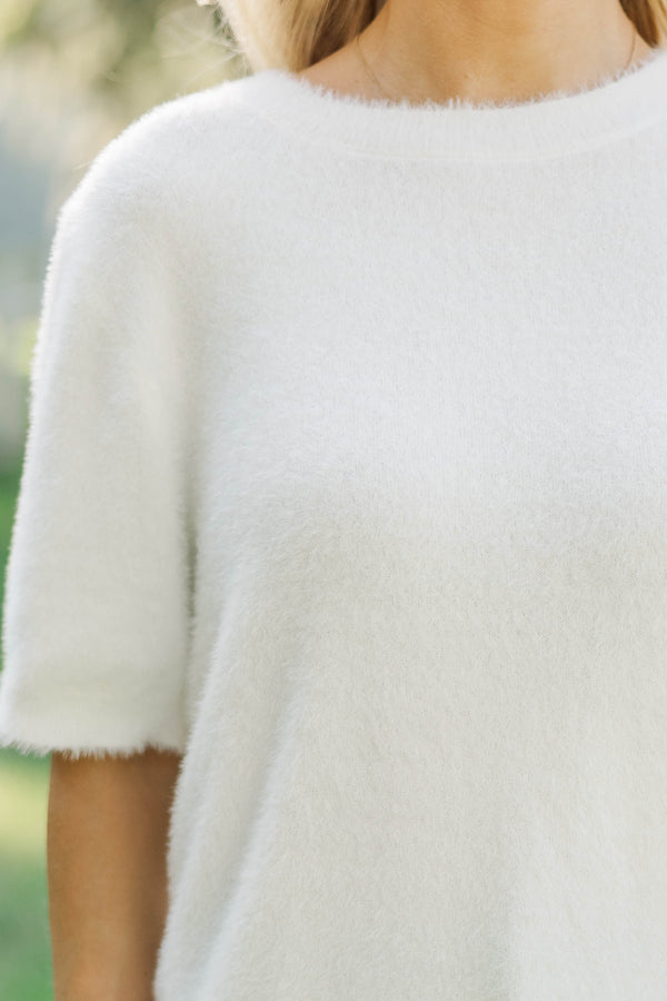 Simply Sophisticated Cream Sweater