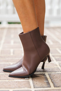 Espresso Strolls Brown Booties