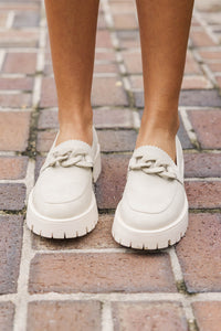 Step Into Style Taupe Flats