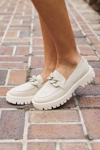 Step Into Style Taupe Flats