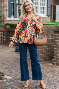 Taking My Time White Blouse