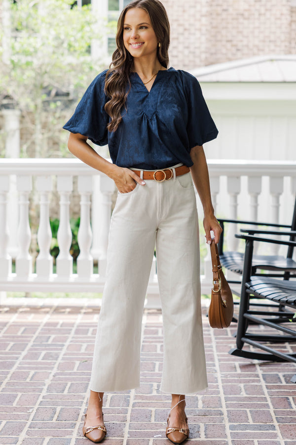 Classic Coast Navy Top