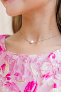 Girls: Looking At You Gold Necklace