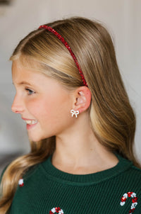 Girls: My Perfect Piece Red Sparkle Headband