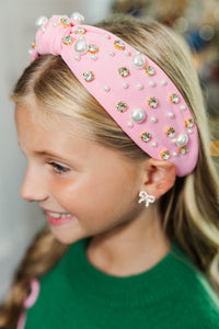 Girls: Must Be Dreaming Pink Pearl Headband