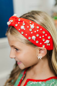 Girls: Must Be Dreaming Red Pearl Headband