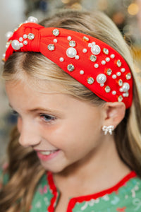 Girls: Must Be Dreaming Red Pearl Headband