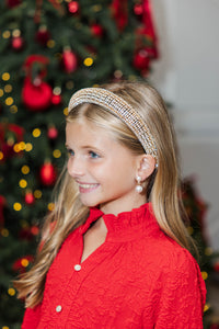 Girls: It's Time Gold Rhinestone Headband