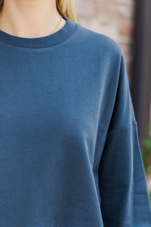 Come Sail Away Navy L/S Top