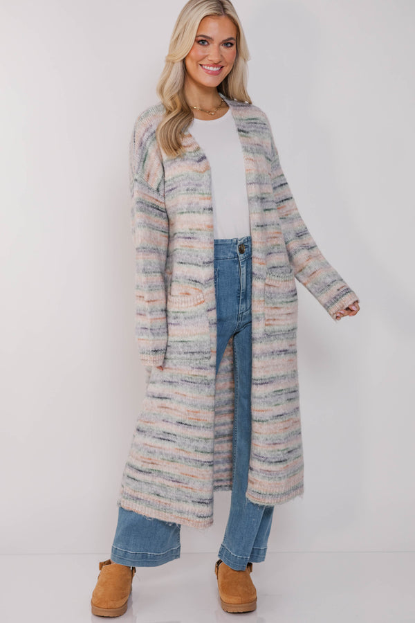 Minty Fresh Striped Cardigan