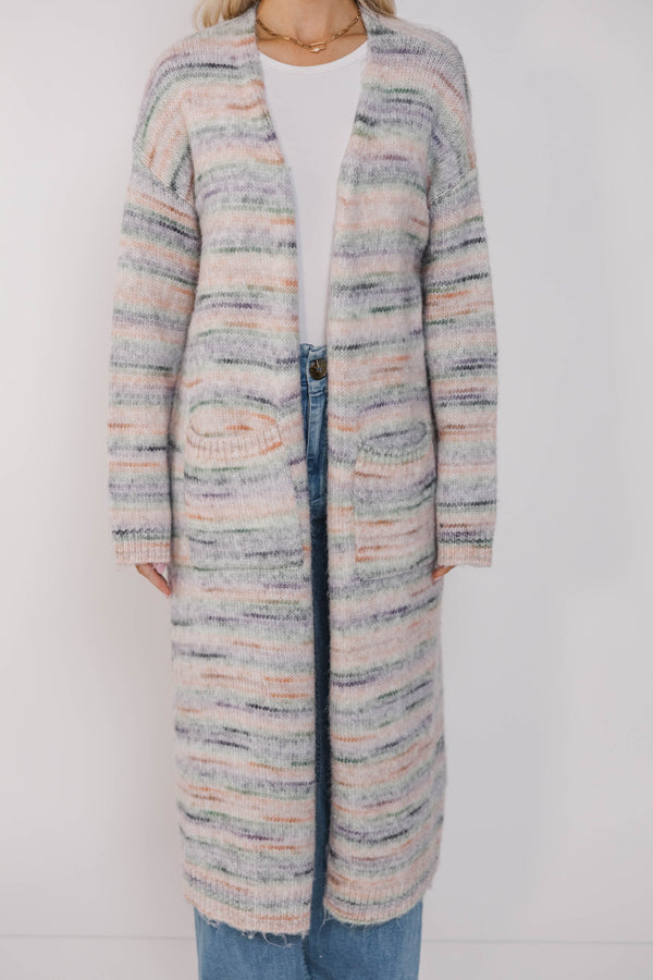 Minty Fresh Striped Cardigan