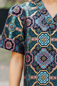 Blissful Beauty Black Shift Dress