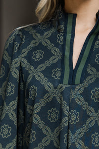 Keep it Chic Olive Floral Dress