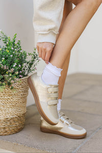 On The Go Gold Sneakers