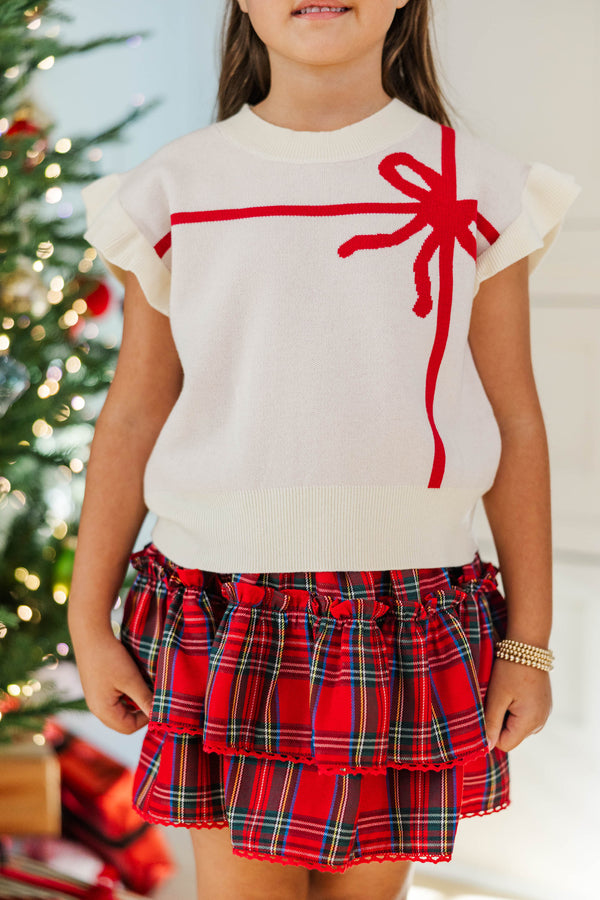 Girls: Such A Gift Cream Sweater