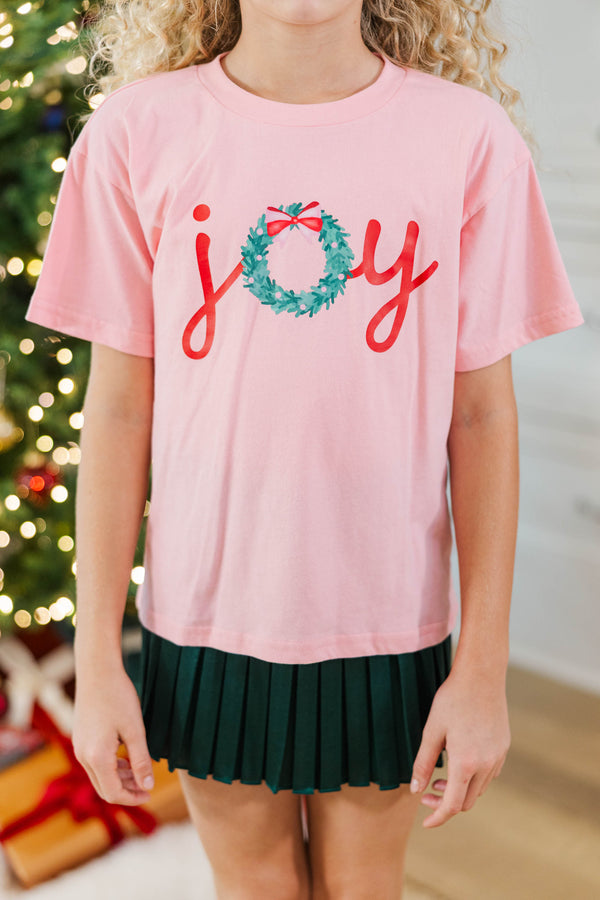 Girls: Oh The Joy Blush Pink Tee