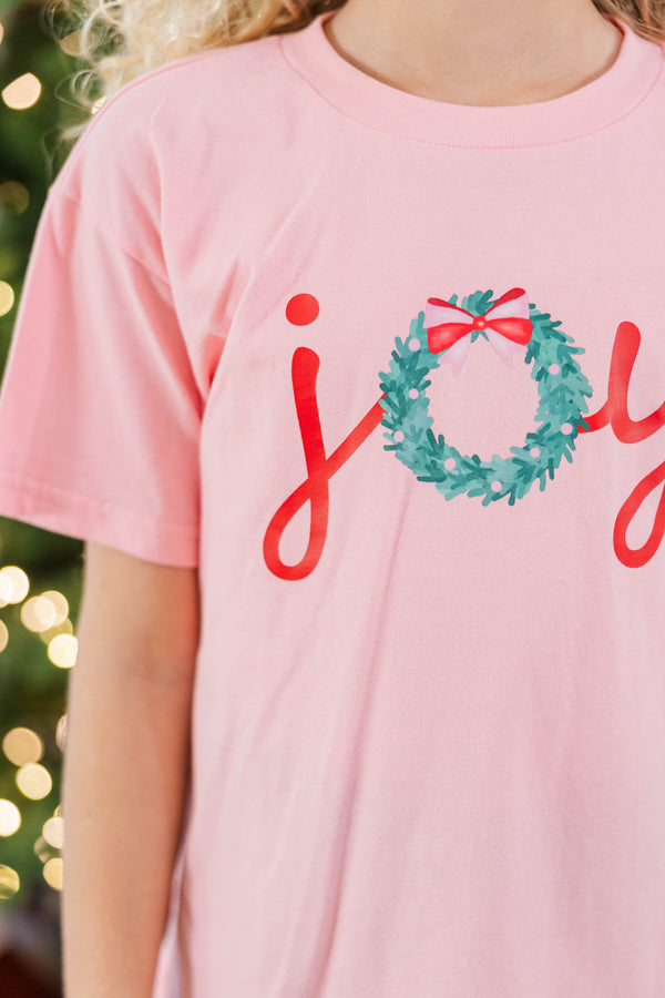 Girls: Oh The Joy Blush Pink Tee