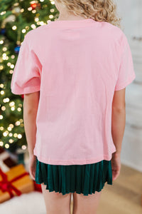 Girls: Oh The Joy Blush Pink Tee