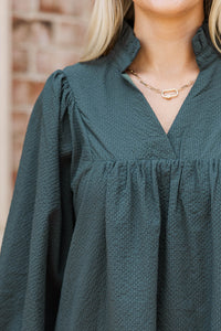 Above And Beyond Olive Shift Dress