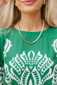 Pearl Holiday Necklace