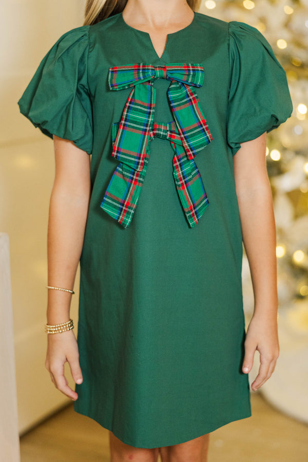 Girls: Home For The Holidays Emerald Tartan Plaid Bow Shift Dress, (8/10) - The Mint Julep Boutique | Women's Boutique Clothing Girls: Home For The Holidays Emerald Tartan Plaid Bow Shift Dress, (8/10) - The Mint Julep Boutique | Women's Boutique Clothing