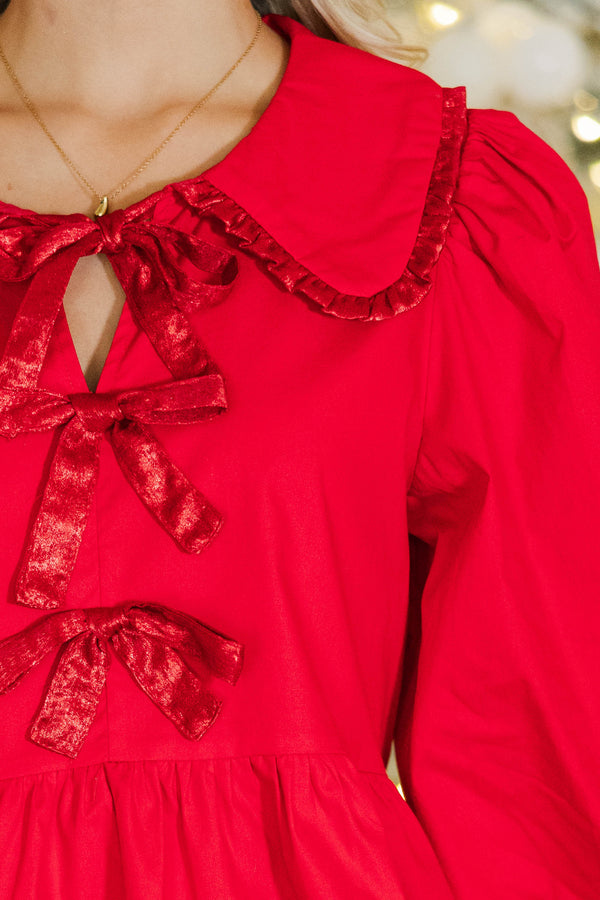 Very Merry Moments Red Blouse