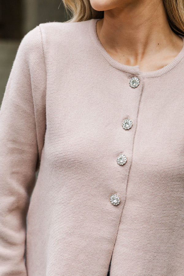 We Should Go Together Taupe Sweater