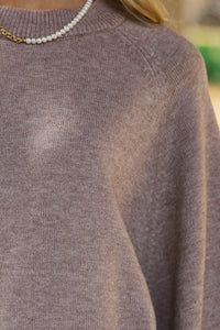 Oh My Love Brown Sweater