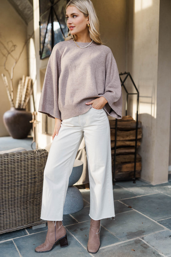 Oh My Love Brown Sweater