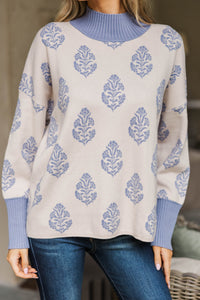 Sweet Escape Cream Medallion Sweater
