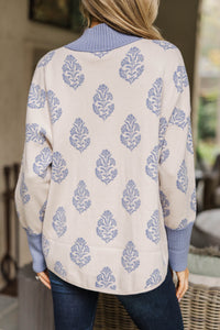 Sweet Escape Cream Medallion Sweater