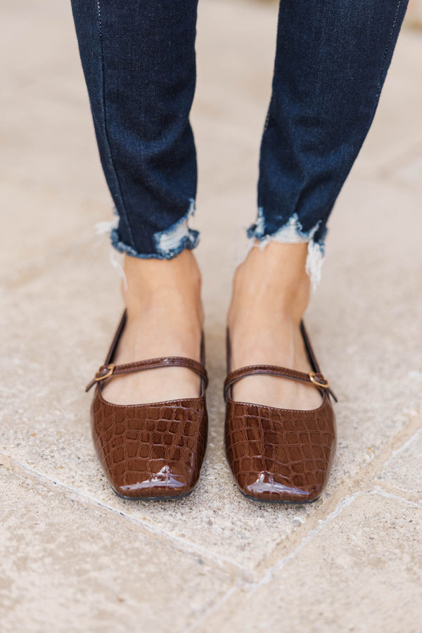 Downtown Darling Brown Flats