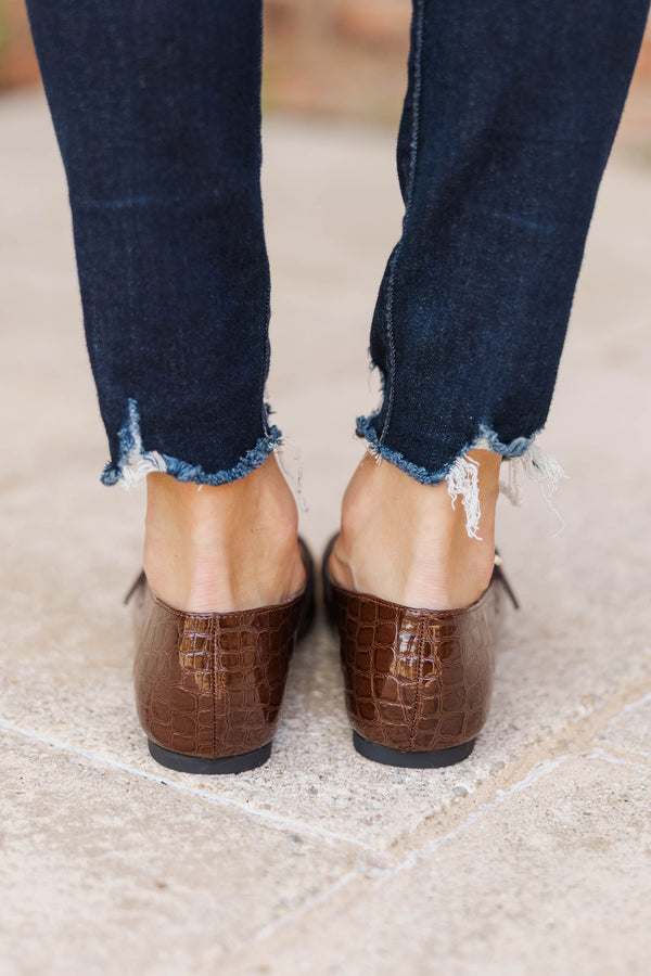 Downtown Darling Brown Flats