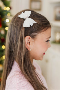 Girls: Simply You Pearl Bow Clip