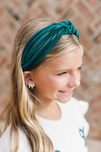 Girls: Good All Year Emerald Headband