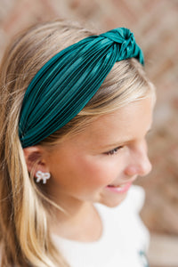 Girls: Good All Year Emerald Headband