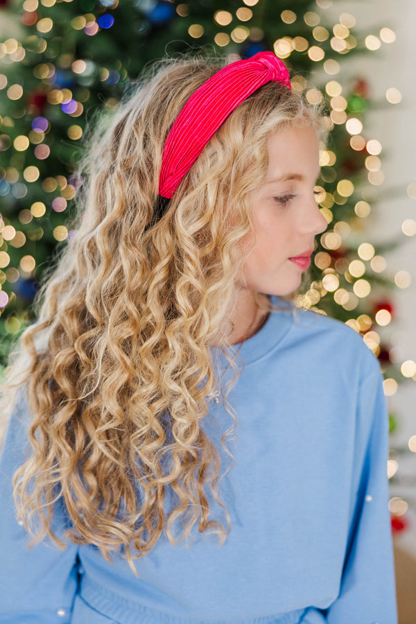 Girls: Good All Year Fuchsia Headband