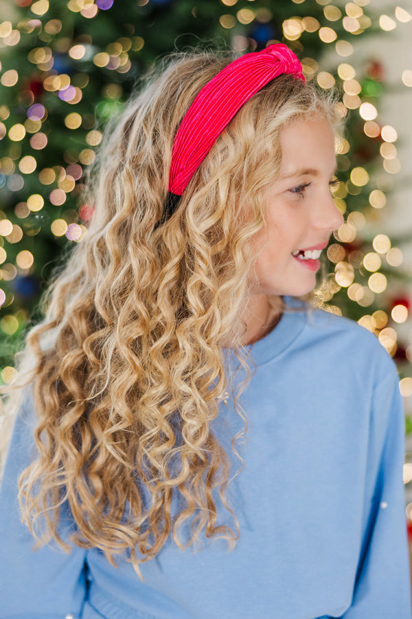 Girls: Good All Year Fuchsia Headband