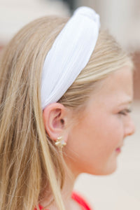 Girls: Good All Year White Headband