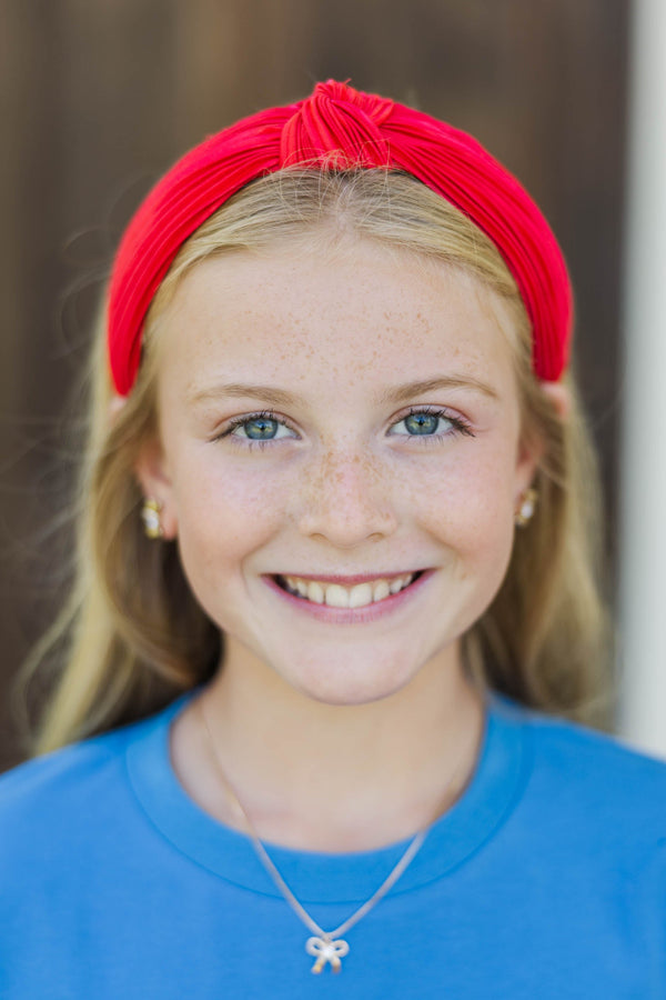 Girls: Good All Year Red Headband
