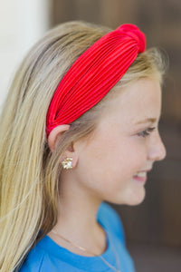 Girls: Good All Year Red Headband