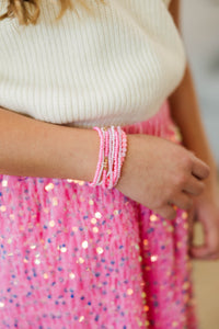 Girls: The Poppy Mae Blush Pink Bracelet
