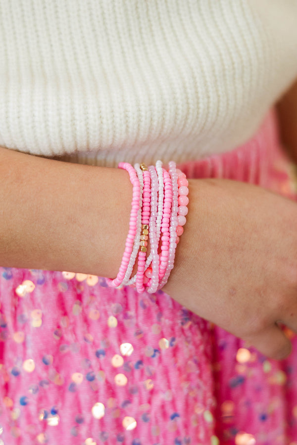 Girls: The Poppy Mae Blush Pink Bracelet