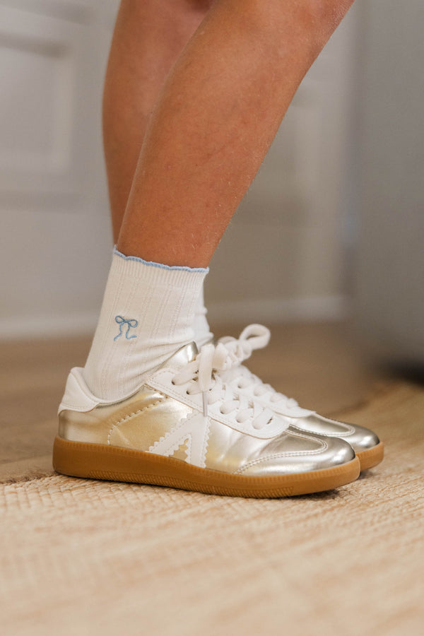 Girls: Sweet Feelings Blue Socks