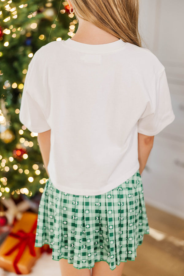 Girls: Favorite Season Fun Sequin Candy Canes Top