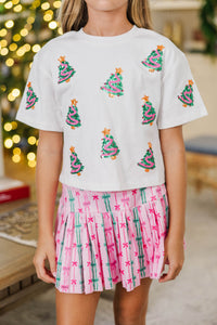 Girls: Favorite Season Fun Sequin Christmas Tree Top